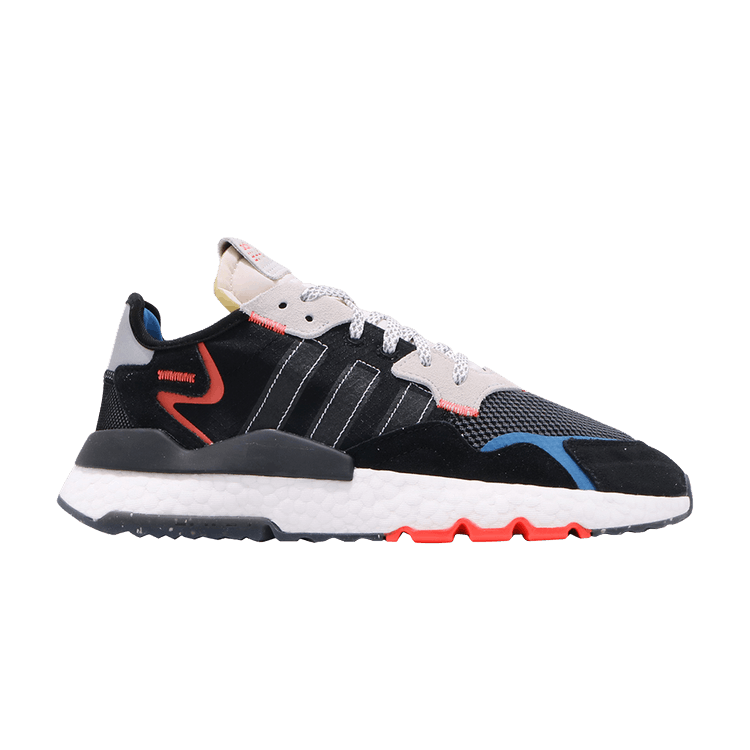 Adidas Nite Jogger 'Blue Bird' — Black/White/Blue Bird