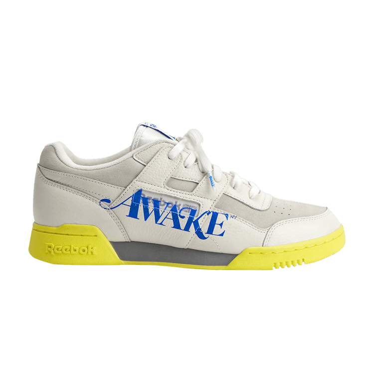 Awake NY x Reebok Workout Low 'Chalk' — Chalk/Flat Grey/Vital Blue