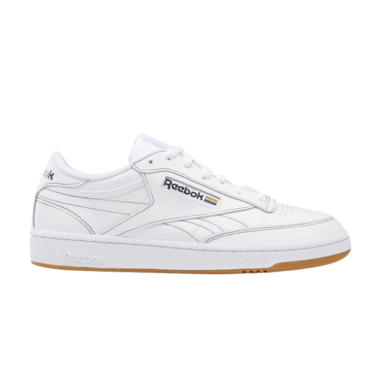 Reebok Club C 85 'Pride 2019' — White/Emerald/Cobalt