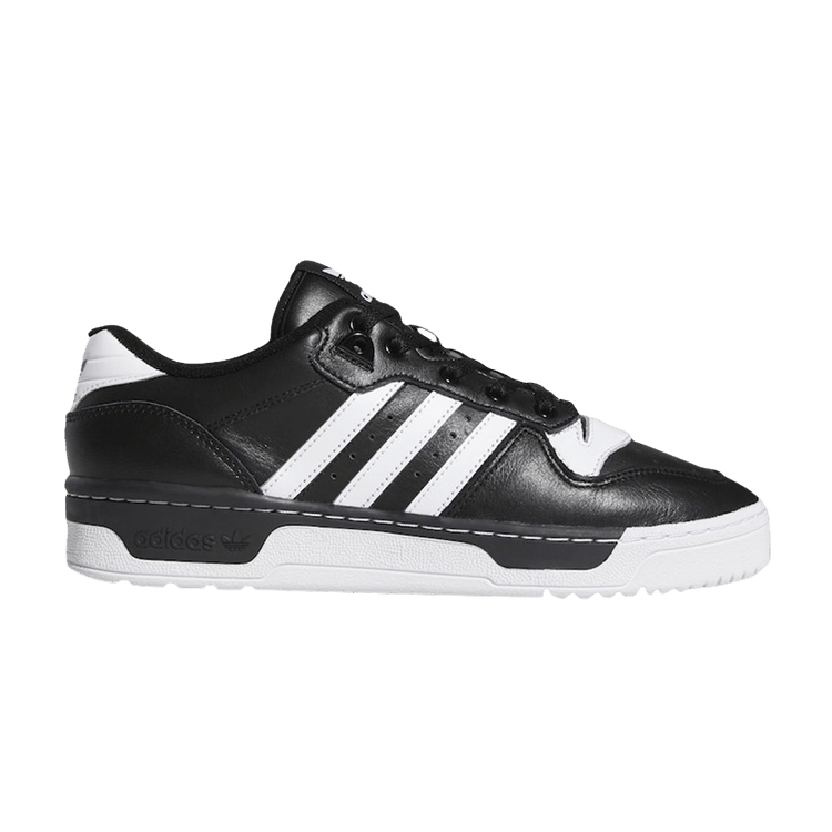 Adidas Rivalry Low 'Core Black' — Core Black/Cloud White/Cloud White