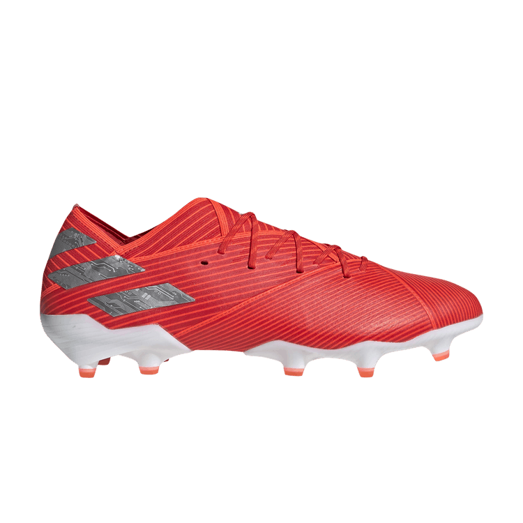 Adidas Nemeziz 19.1 FG 'Active Red Silver' — Active Red/Silver Metallic/Solar Red