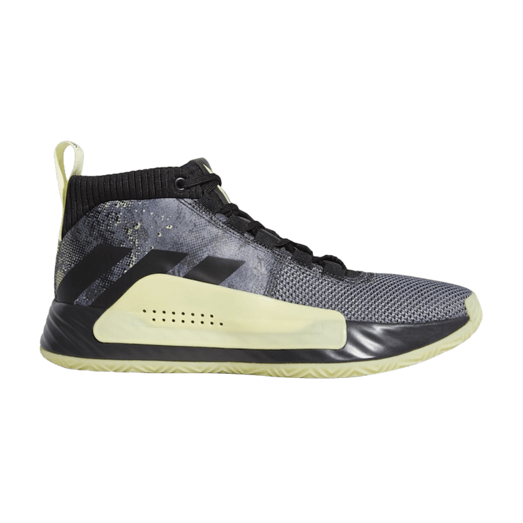 Adidas Dame 5 'Light Yellow' — Grey Six/Grey Four/Core Black