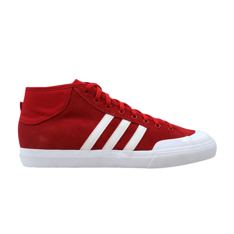 Adidas Matchcourt Mid 'Scarlet' — Scarlet/Footwear White