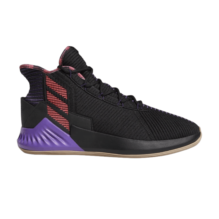 Adidas D Rose 9 'Harlem Renaissance' — Core Black/Shock Red/Legend Purple