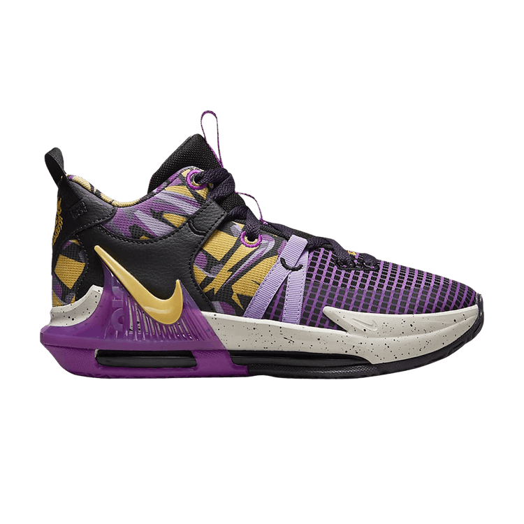 Nike LeBron Witness 7 SE GS 'Lakers Graffiti'