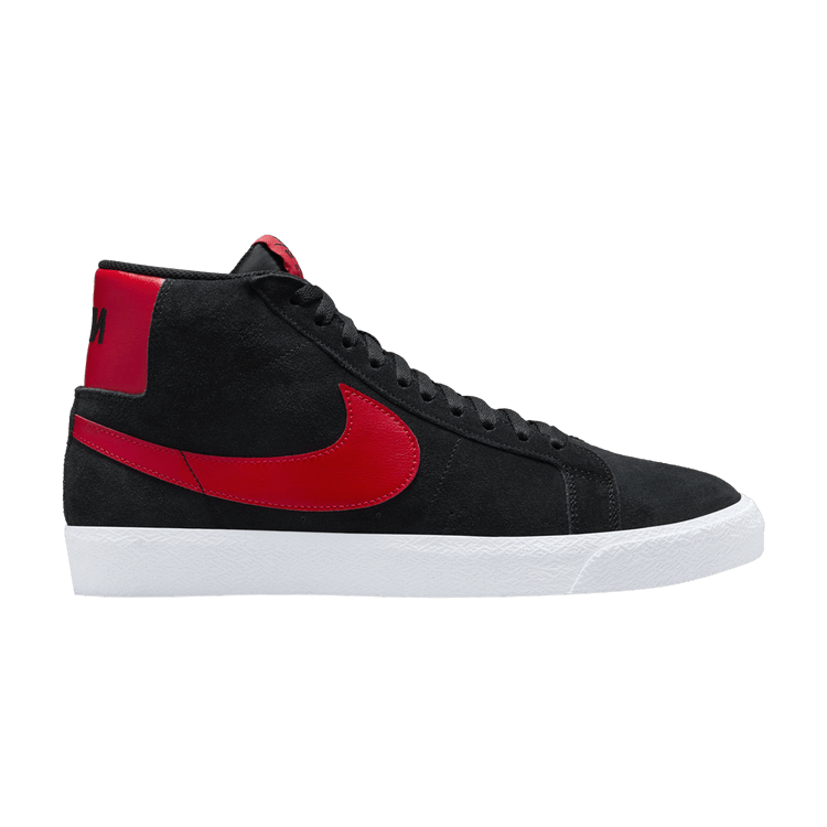Nike Zoom Blazer Mid SB 'Bred' — Black/Black/White/University Red