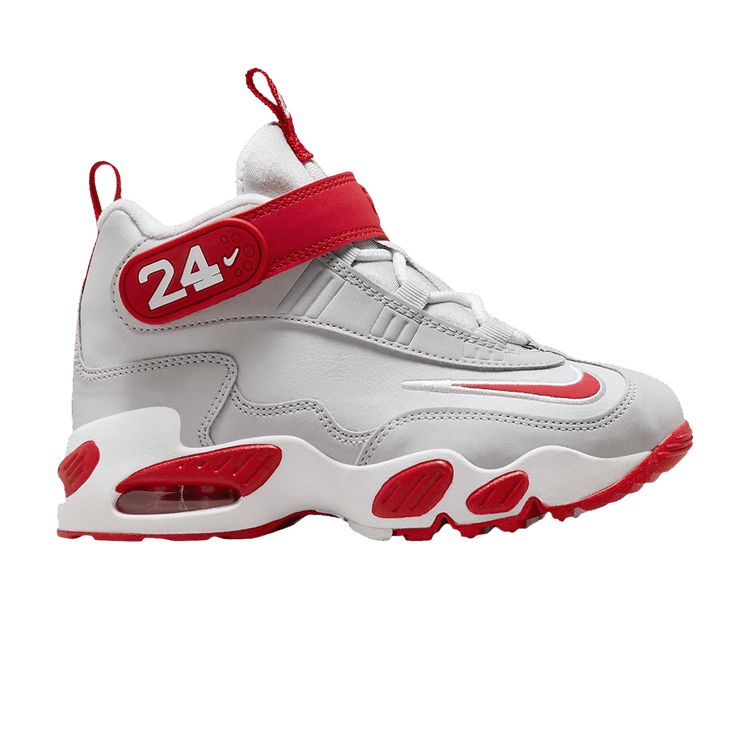 Nike Air Griffey Max 1 PS 'Cincinnati Reds Away' — Pure Platinum/White/University Red
