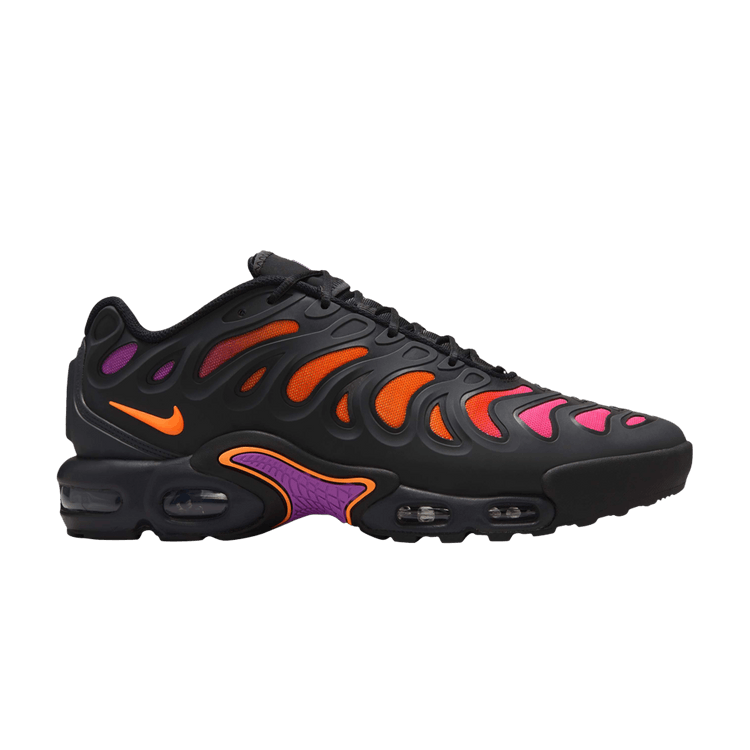 Nike Air Max Plus Drift 'Black Vivid Purple Total Orange' — Dark Smoke Grey/Black/Vivid Purple/Total Orange