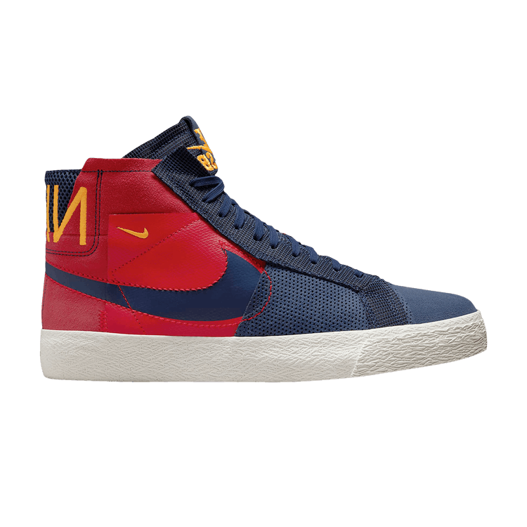 Nike Zoom Blazer Mid Premium SB 'Deconstructed - Barcelona' — University Red/University Gold/Summit White/Midnight Navy