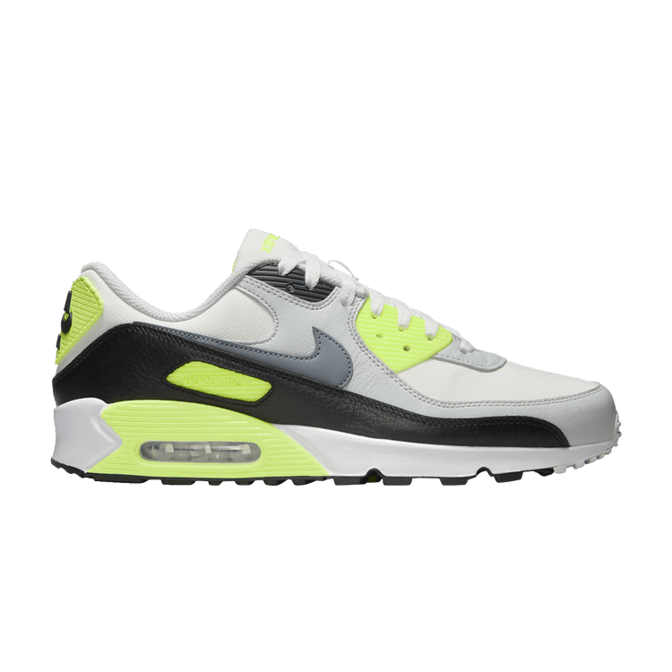Nike Air Max 90 GORE-TEX 'Volt' — Summit White/Cool Grey/Volt/Black