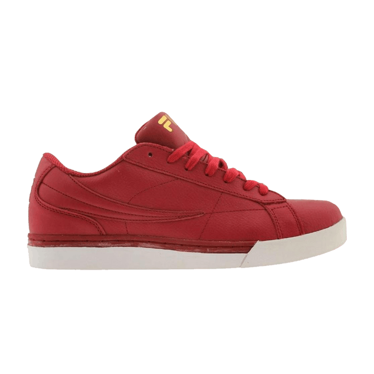 Fila Excelsior Leather — Jetstream Red / White / Metallic Gold