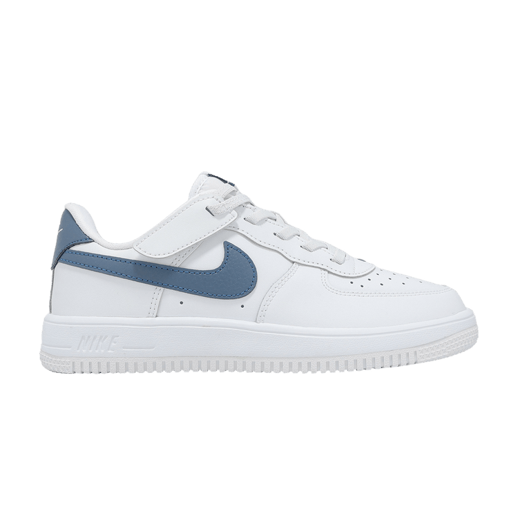 Nike Force 1 Low EasyOn PS 'White Thunderstorm' — White/Thunderstorm