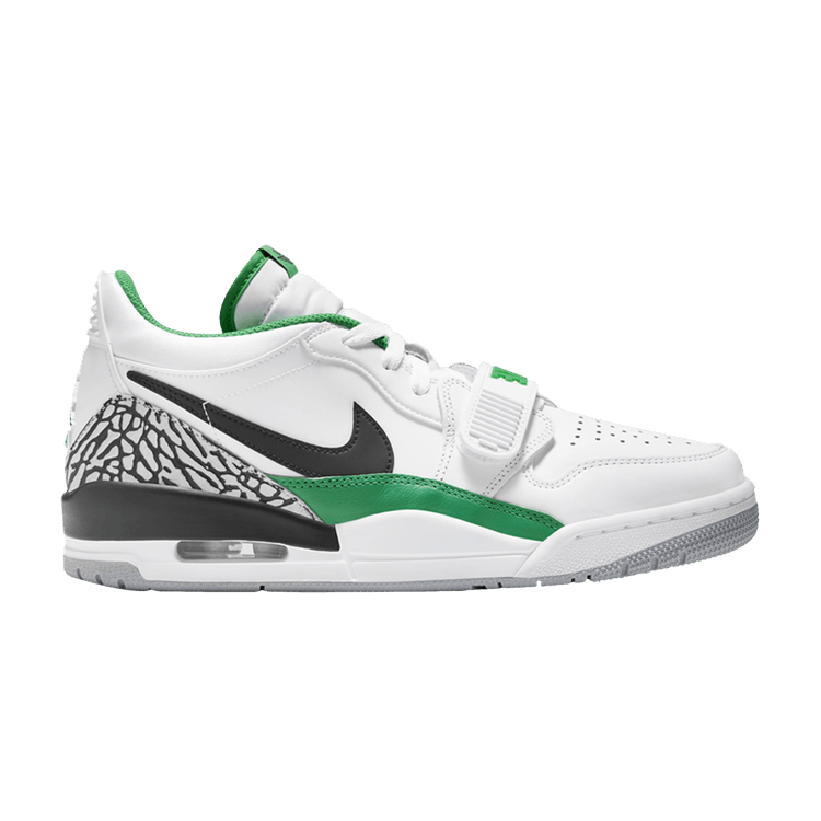 Air Jordan Legacy 312 'Celtics' — White/Black/White/Lucky Green/Wolf Grey/Lucky Green