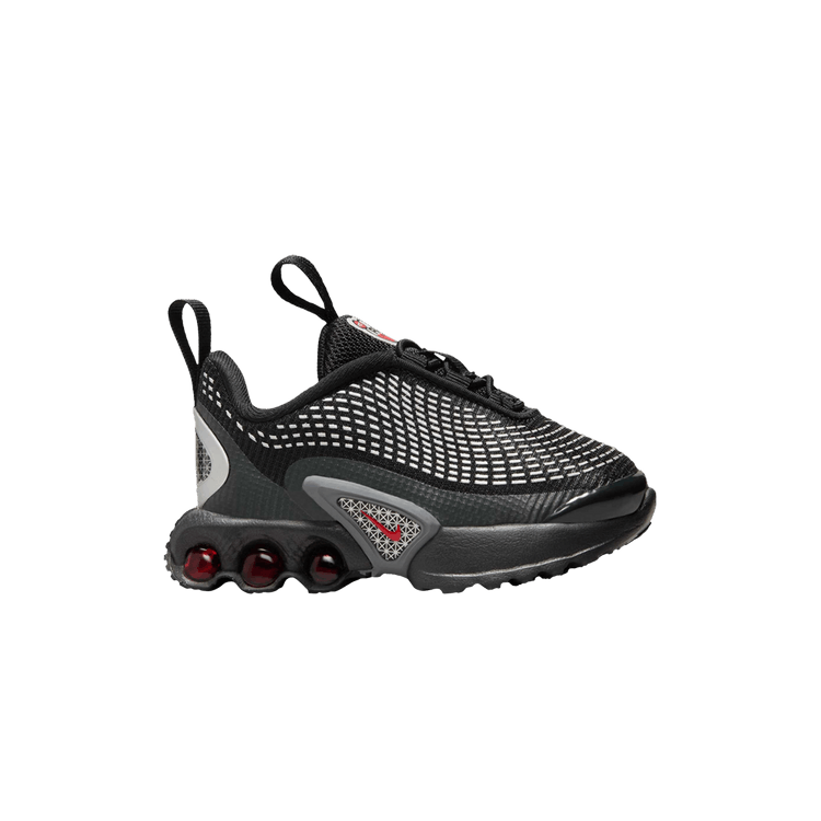 Nike Air Max DN TD 'Black Metallic Silver Red' — Black/Black/Metallic Silver/University Red