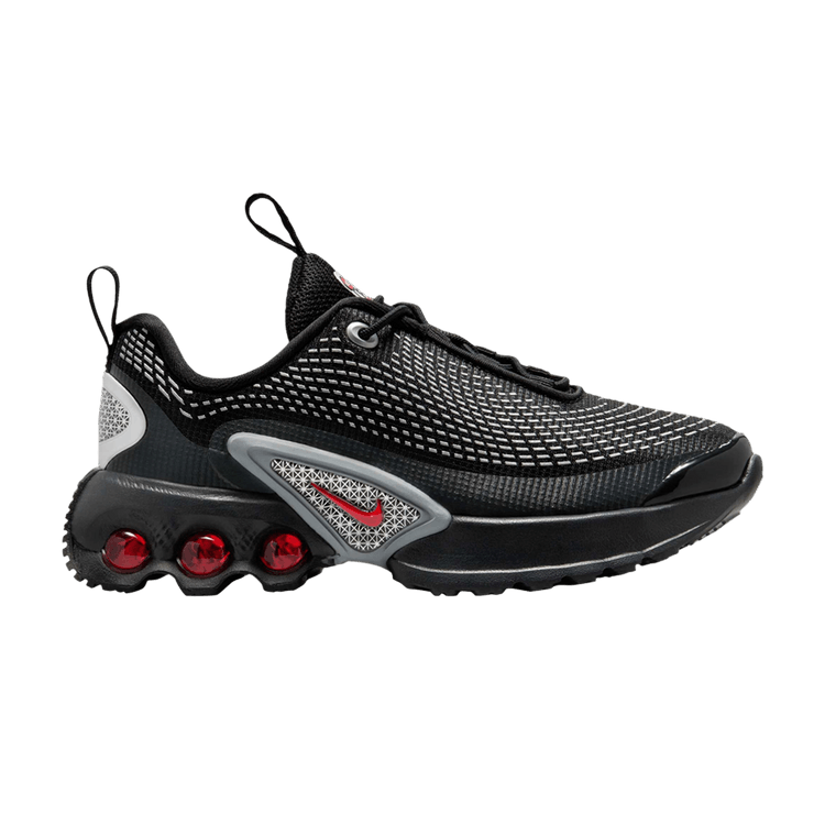 Nike Air Max DN PS 'Black Metallic Silver Red' — Black/Black/Metallic Silver/University Red