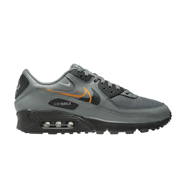 Nike Air Max 90 'Multi Swoosh - Smoke Grey Mandarin'