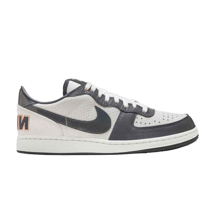 Nike Terminator Low OG 'X's and O's' — Summit White/Multi-Color/Summit White/Anthracite/Black/Shock Green