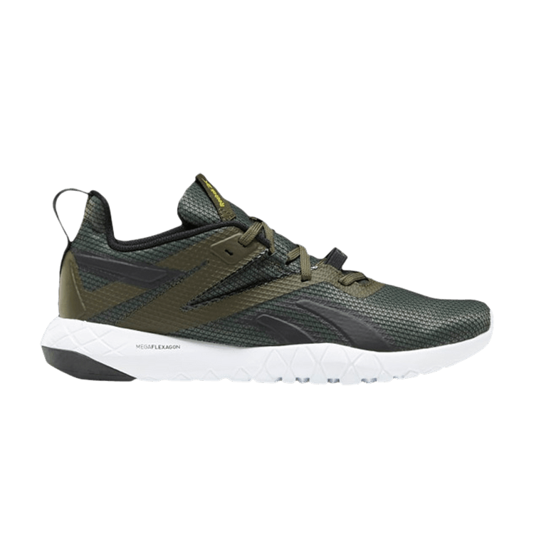 Reebok Mega Flexagon 'Poplar Green' — Poplar Green/Black/Utility Yellow