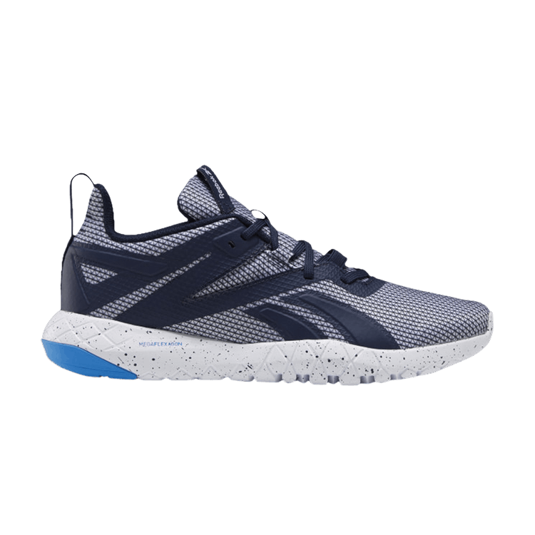 Reebok Mega Flexagon 'White Horizon Blue' — White/ Vector Navy/Horizon Blue