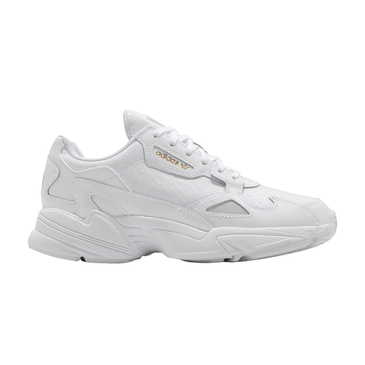 Adidas Wmns Falcon 'Cloud White' — Cloud White/Grey One/Gold Metallic