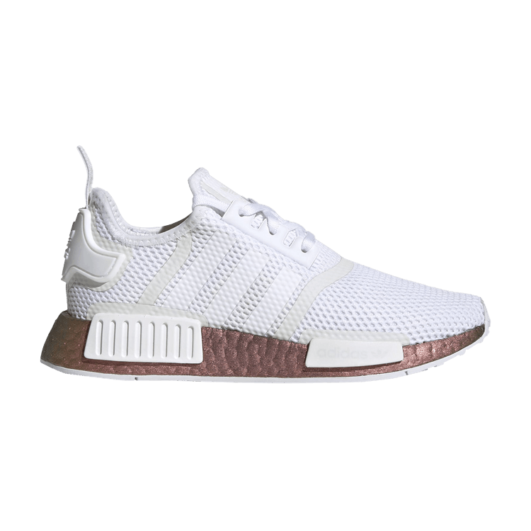 Adidas NMD_R1 J 'White Supplier Colour' — Cloud White/Cloud White/Supplier Colour