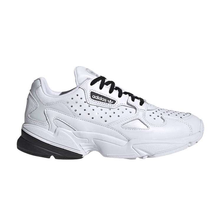 Adidas Wmns Falcon 'Cloud White' — Cloud White/Core Black/Cloud White