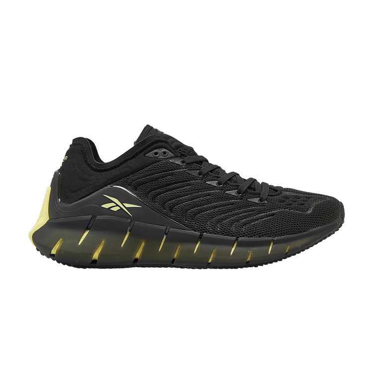 Reebok Wmns Zig Kinetica 'Black' — Black/Citrus Glow/None