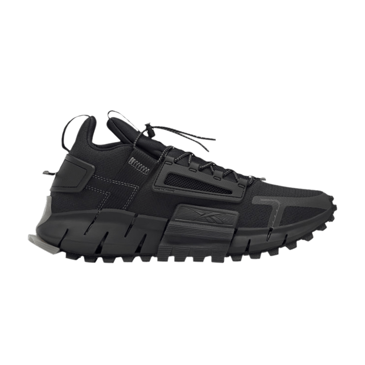 Reebok Zig Kinetica Edge 'Black Grey' — Black/Pure Grey/Pure Grey