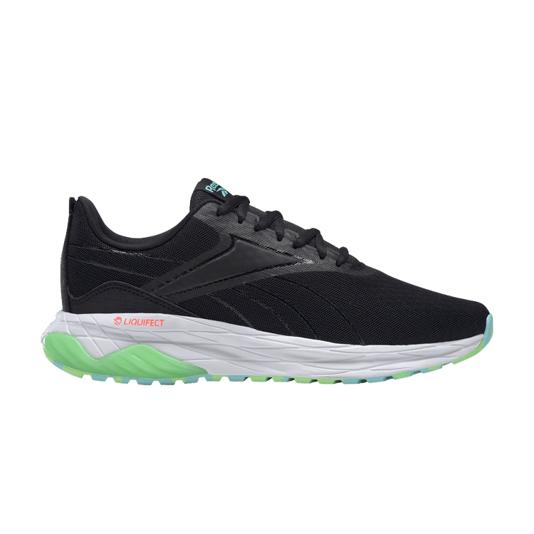 Reebok Wmns Liquifect 180 2 'Black Neon Mint' — Black/Neon Mint/Orange Flare