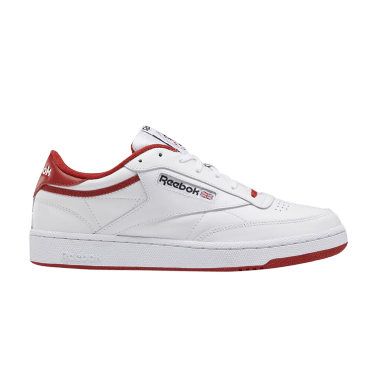 Reebok Club C 85 'White Legacy Red' — White/Legacy Red/Black