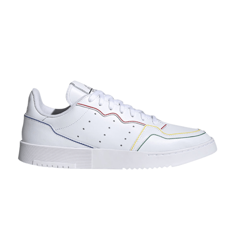 adidas Supercourt 'Cloud White' — Cloud White/Cloud White/Blue