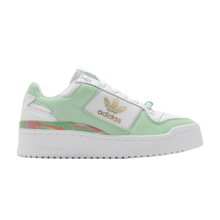 adidas Wmns Forum Bold 'I Love Dance' — Cloud White/Frozen Green/Matte Gold