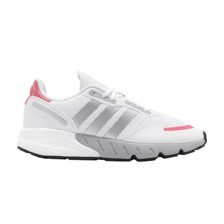 Adidas Wmns ZX 1K Boost 'White Silver Metallic' — Cloud White/Silver Metallic/Hazy Rose