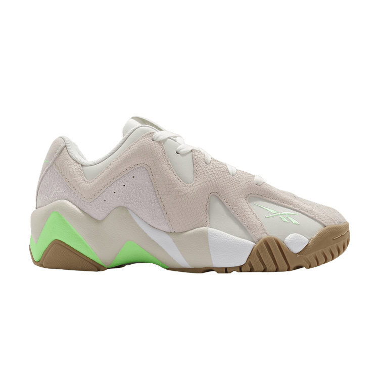 Reebok Kamikaze 2 Low 'Chalk Neon Mint' — Chalk/Morning Fog/Neon Mint