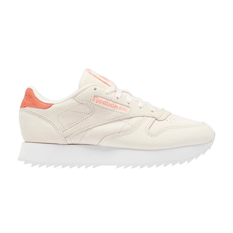 Reebok Wmns Classic Leather Ripple 'Ceramic Pink' — Ceramic Pink/Twisted Coral/White