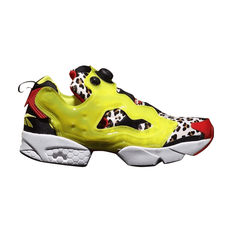 atmos x Reebok Instapump Fury 'Citron Animal' — Citron/Red/White/Black