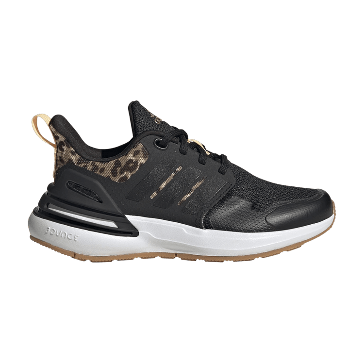 adidas RapidaSport Bounce Big Kid 'Leopard' — Core Black/Core Black/Gold Metallic