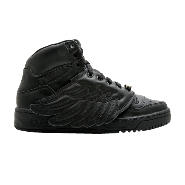 Adidas Js Wings 'Jeremy Scott' — Black1/Black1/Black1
