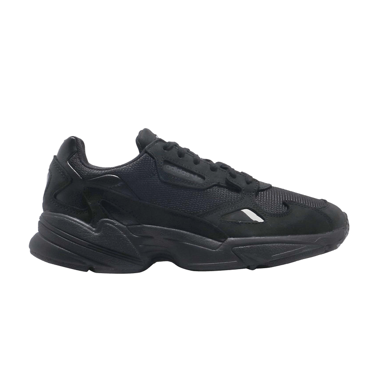 Adidas Wmns Falcon 'Core Black' — Core Black/Core Black/Grey Five