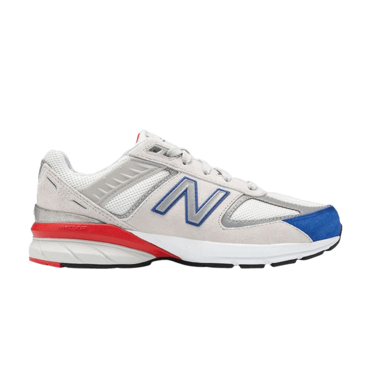 New Balance 990v5 Big Kid 'Nimbus Cloud' — Nimbus Cloud/Team Royal/Team Red