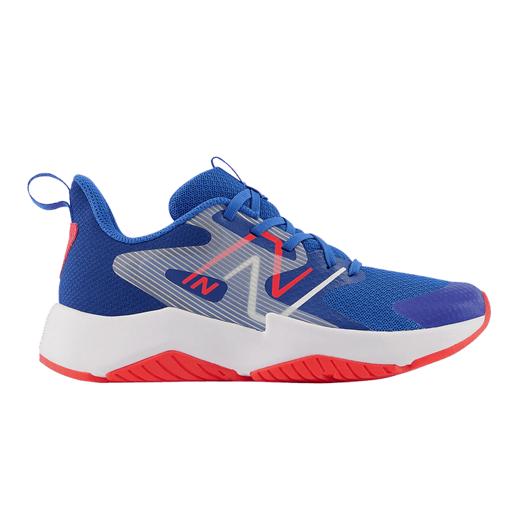 New Balance Rave Run v2 Big Kid 'Blue Electric Red' — Blue/Blue Groove/Electric Red