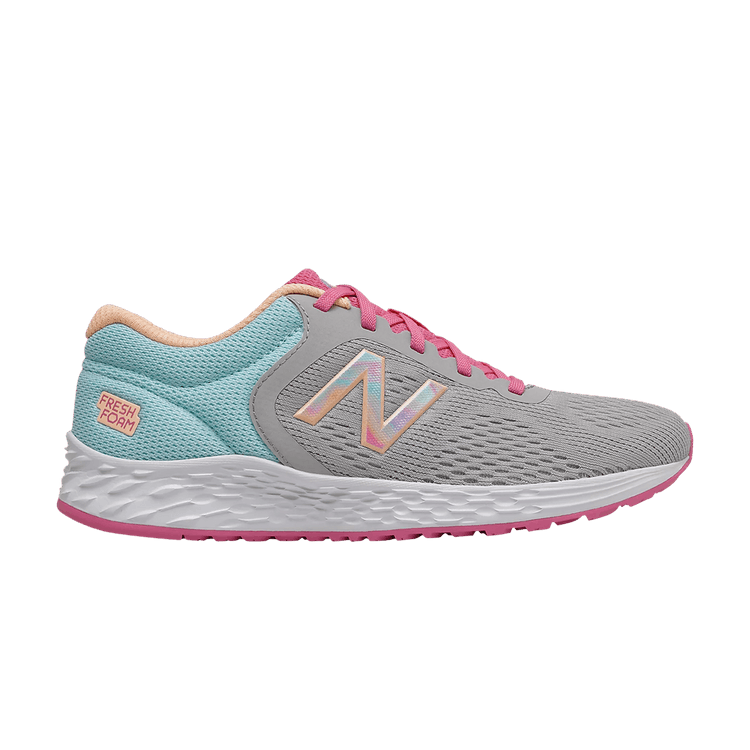 New Balance Arishi v2 Big Kid 'Rain Cloud Blue Chill' — Rain Cloud/Blue Chill/Sporty Pink/Light Mango
