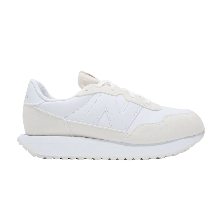New Balance 237 Kids Wide 'White' — White/White