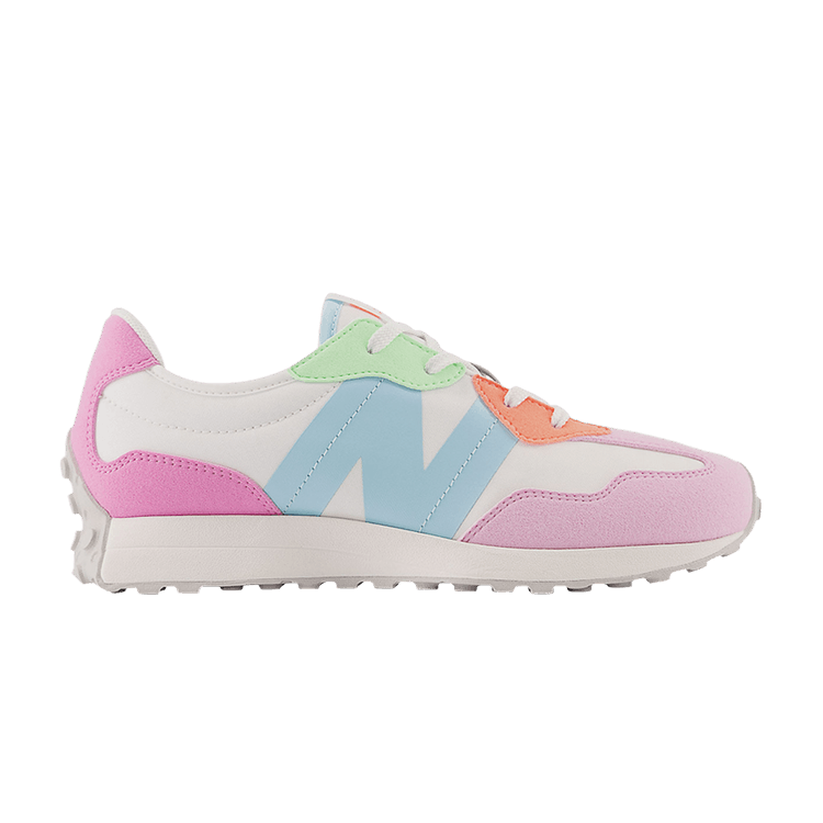 New Balance 327 Big Kid 'Raspberry Bleach Blue' — Raspberry/Bleach Blue