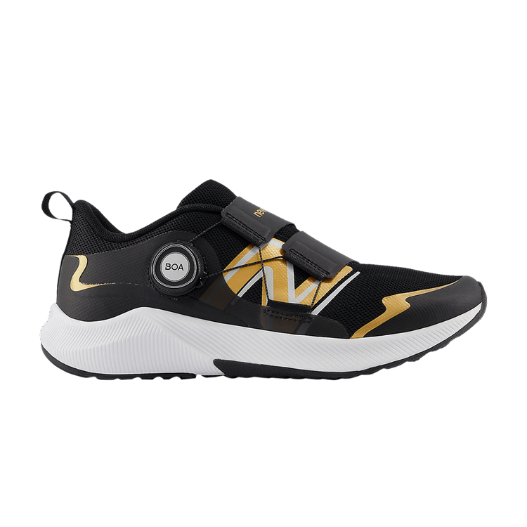 New Balance DynaSoft Reveal v4 BOA Big Kid 'Black Copper' — Black/Copper Metallic/Silver Metallic