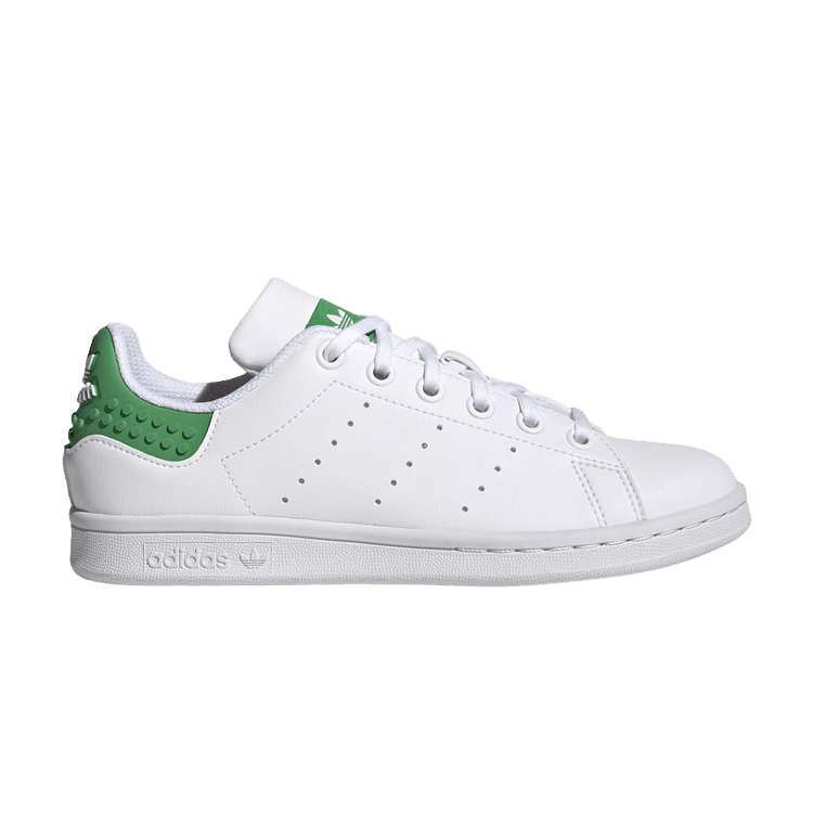 LEGO x adidas Stan Smith J 'White Green' — Cloud White/Pantone/Core Black