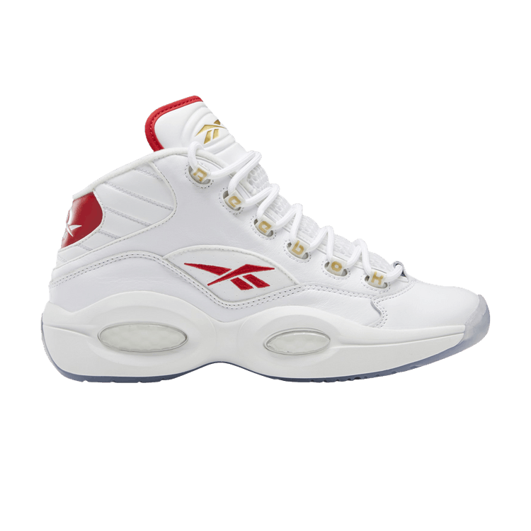 Reebok Question Mid 'Dr. J' — Footwear White/Footwear White/Vector Red
