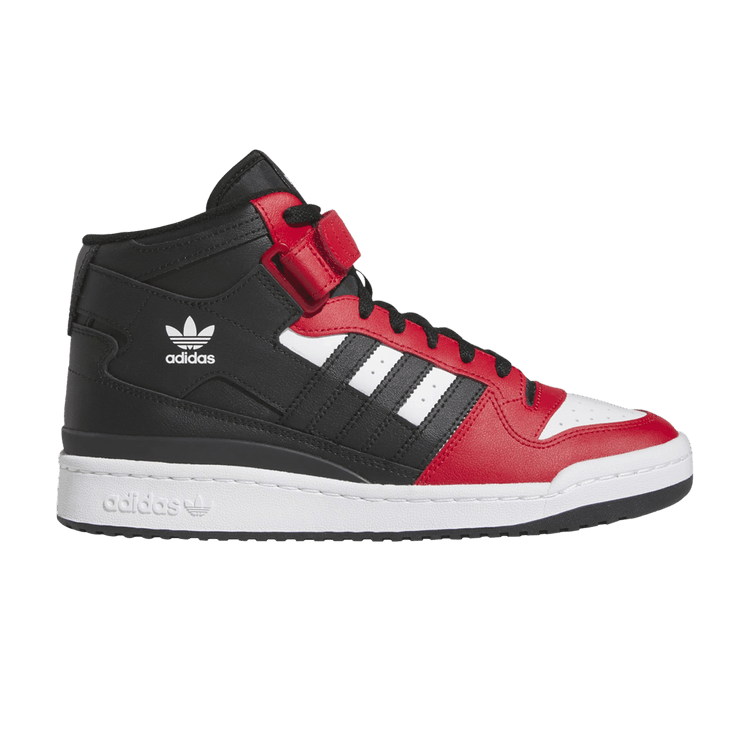 adidas Forum Mid 'Scarlet Black White' — Better Scarlet/Cloud White/Core Black