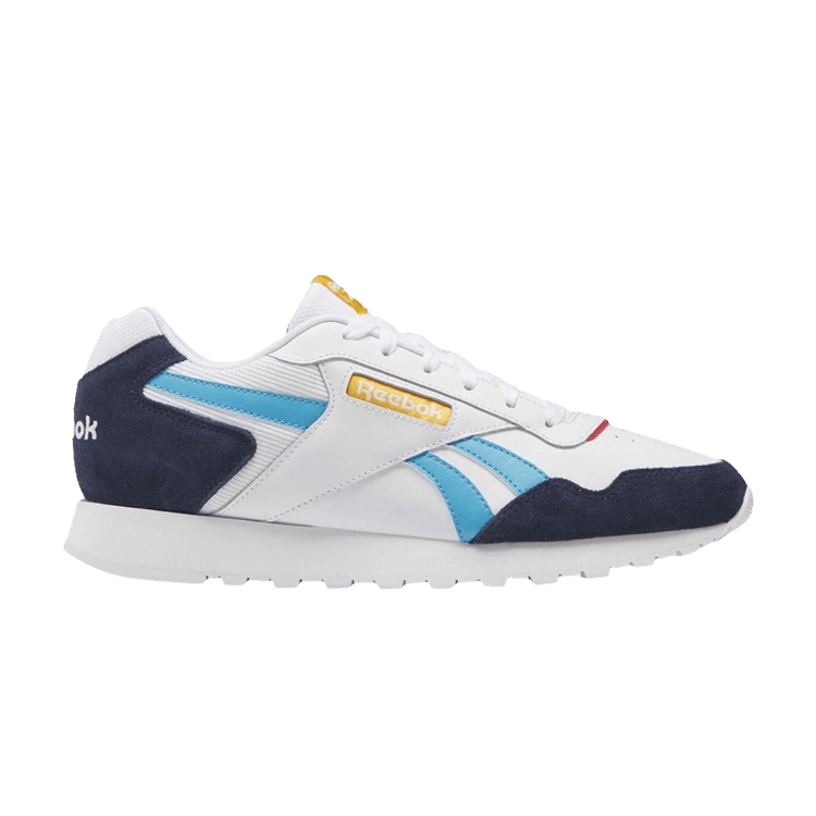 Reebok Glide 'White Vector Navy Radiant Aqua' — Cloud White/Vector Navy/Radiant Aqua