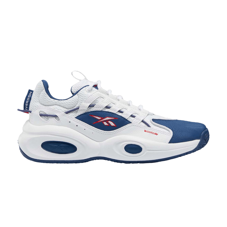 Reebok Solution Mid 'White Batik Blue Vector Red' — Footwear White/Batik Blue/Vector Red